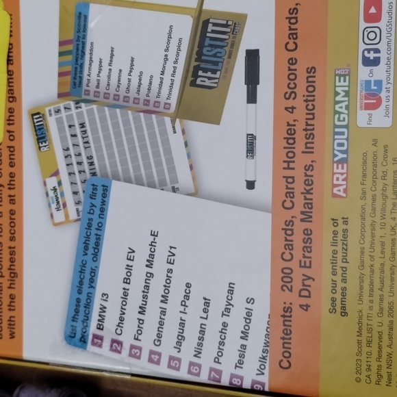 ReList It Card Game nib - Picture 2 of 3